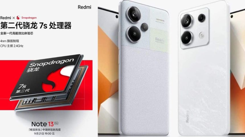 Redmi Note 13 Pro Officially Confirmed to Feature the Newly Launched Snapdragon 7s Gen 2 SoC