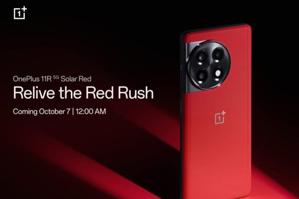 OnePlus 11R Solar Red with Vegan Leather Back, 18GB RAM & 512GB Storage Launching on October 7 in India