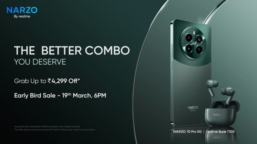 Realme's Exclusive Offer: Narzo 70 Pro Launch Comes with Complimentary Buds T300